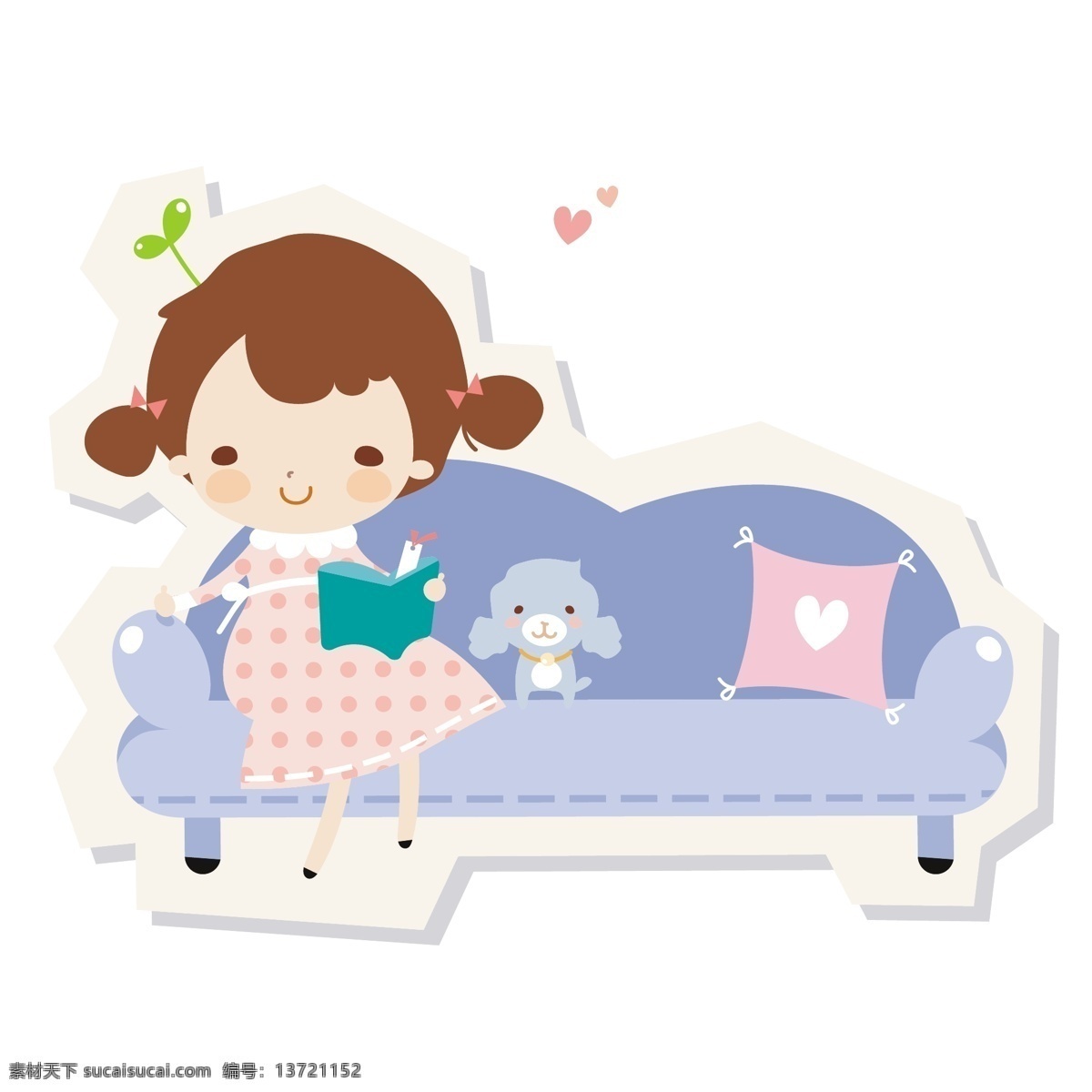 最新 韩国 矢量 卡通 免费 插画 花朵 矢量图 其他矢量图