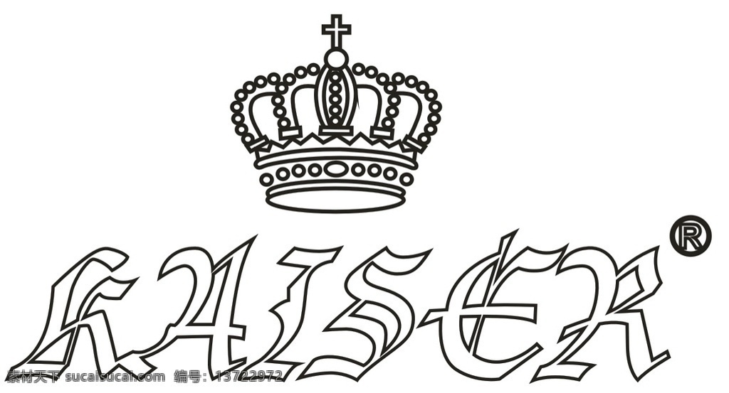 kaiser 凯撒 皇冠 卫浴 家装 logo logo设计