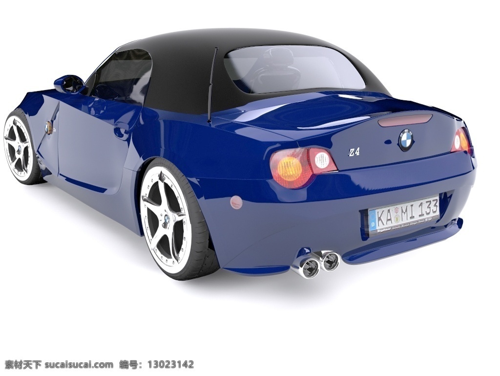 宝马 z4 汽车 3d 模型 宝马汽车 bmw 3d模型 3d渲染 模型素材