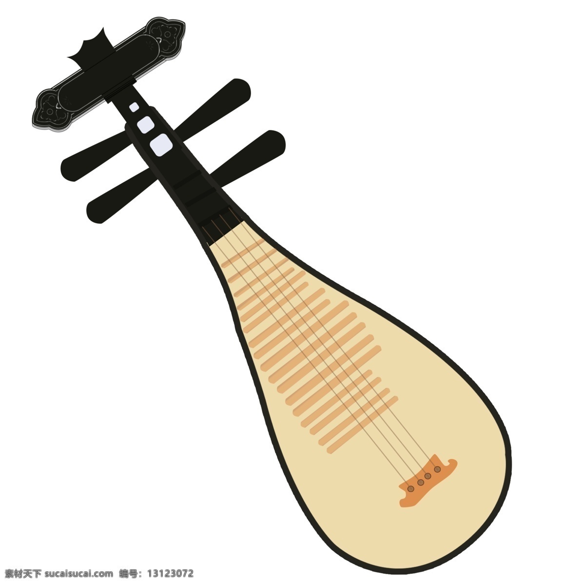 传统 乐器 琵琶 插画 弹奏乐器插画 音乐琵琶插画 传统乐器琵琶 古风乐器 琵琶插画