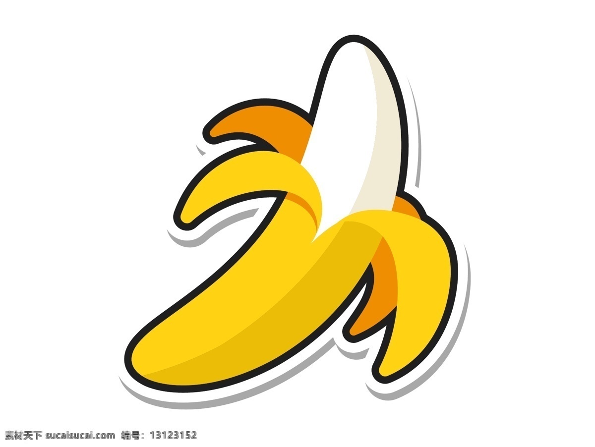 八十年代 波普 艺术 卡通 香蕉 贴纸 波普艺术 补丁 香蕉贴纸 图标 矢量 波谱 卡通贴纸