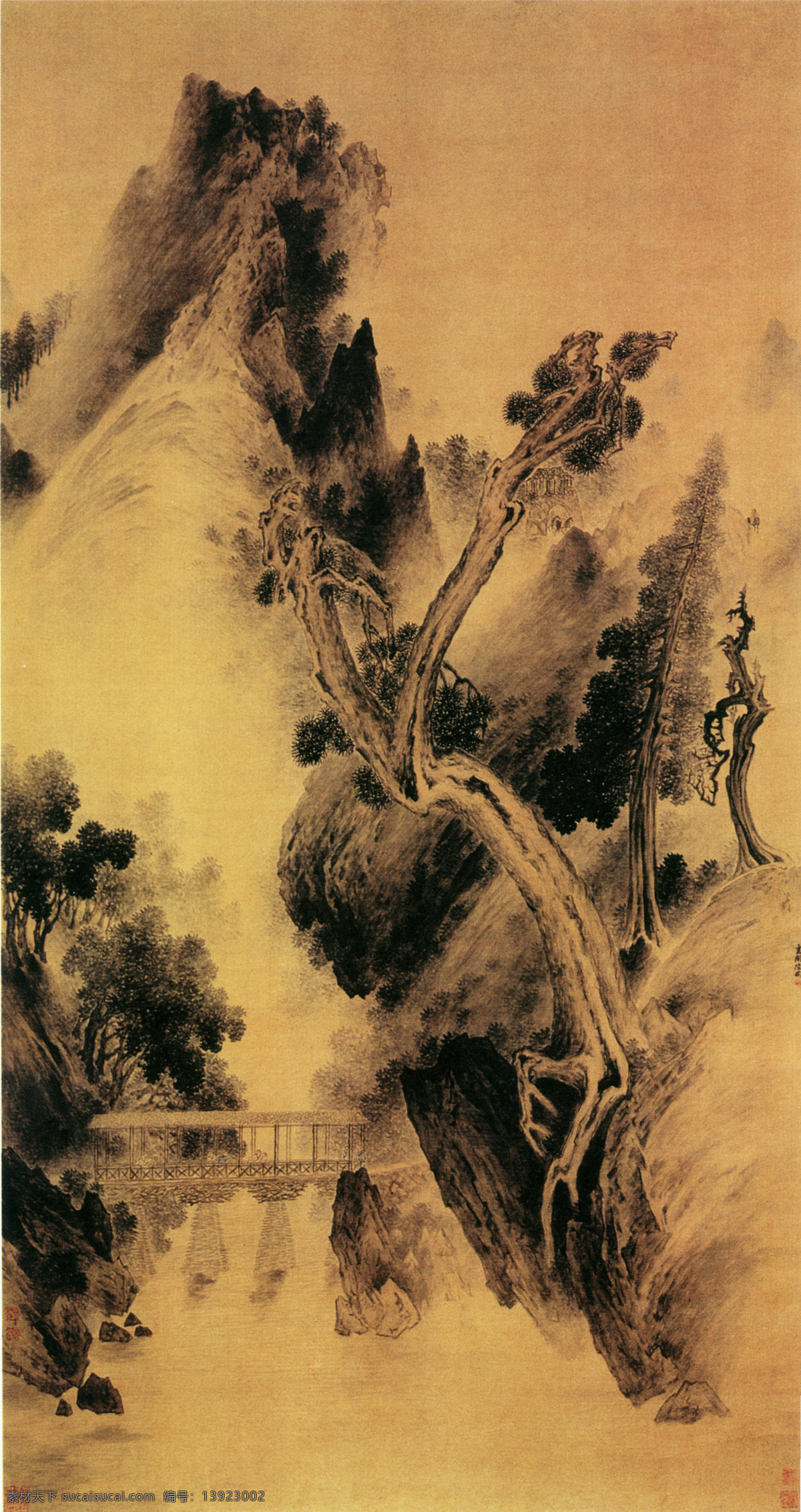 山水风景 艺术 画 国画风景写意 山水画 水墨风景画 水墨画 绘画艺术 名画 装饰画 中堂画 书画文字 文化艺术