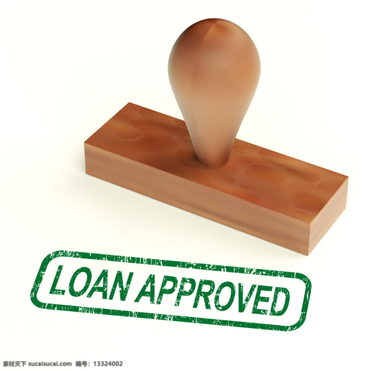 贷款 批准 橡皮图章 显示 信用 借款 好
