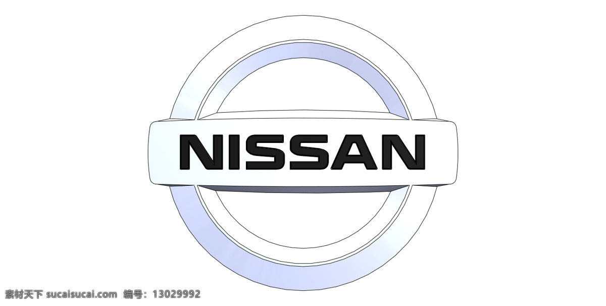 日产 尼桑 标志 汽车 3d模型素材 其他3d模型