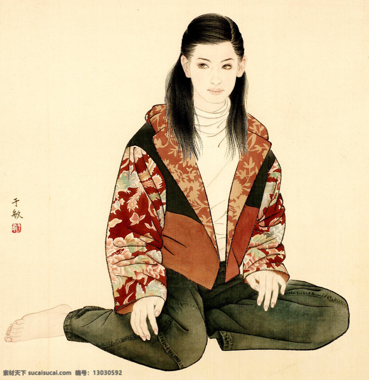 表情 动作 发型 服装 工笔画 姑娘 国画艺术 绘画 丽人图 美术 中国画 人物画 女人 丽人 女子 美丽 姿势 书法 印章 国画集26 绘画书法 文化艺术 装饰素材 雕刻 图案