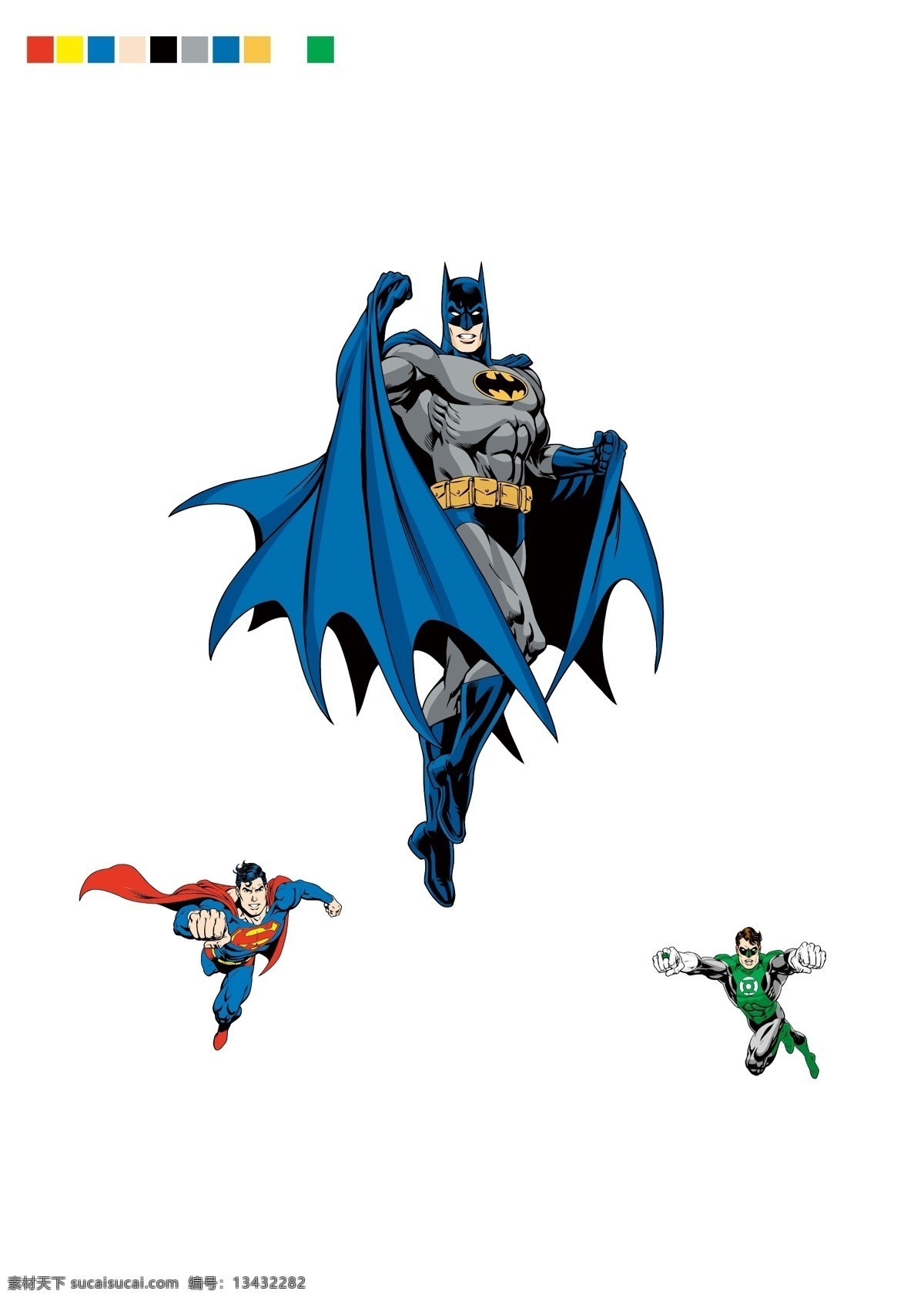 超人 蝙蝠侠 superman batman 华纳 dc漫画 超级英雄 英雄联盟 卡通形象 其他人物 矢量人物 矢量