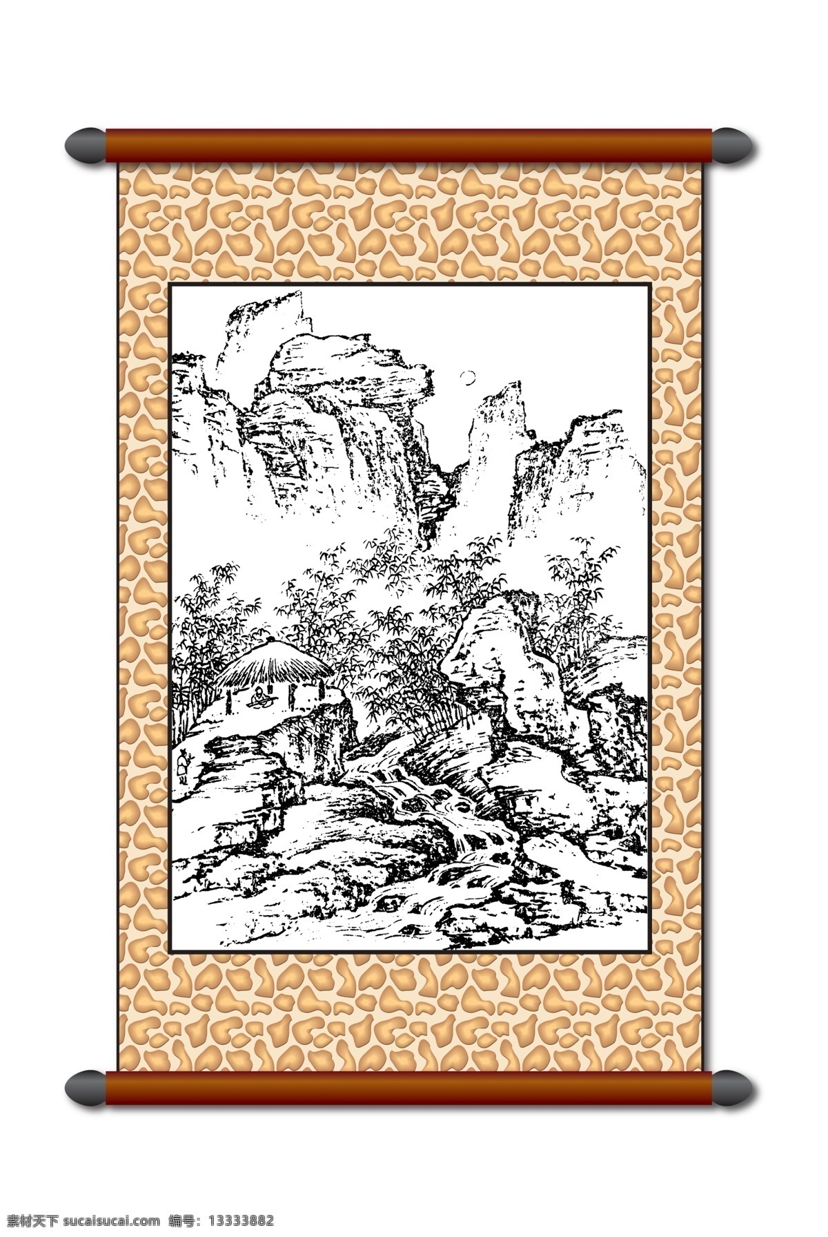 分层 白描 版画风景 传统画 风景 风景画 工笔 古画 模板下载 白描风景 山水画 线描 美术 黑白稿 卷轴画 挂画 中国风 艺术画 文化艺术 绘画书法 设计图库 源文件 其他模版 广告设计模板 家居装饰素材 山水风景画