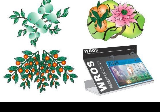 水果矢量图 水果 台历 水果矢量 台历矢量 荷花 荷花矢量 其他矢量 矢量素材 矢量图库