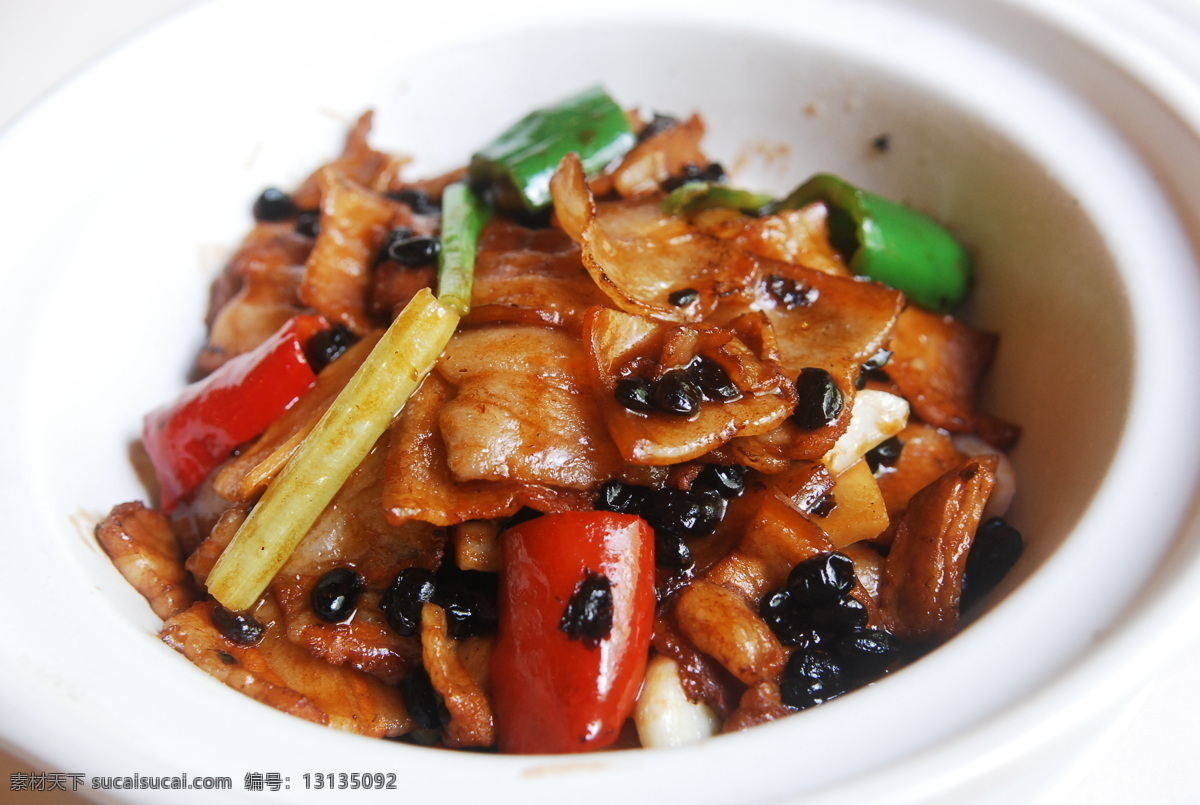 回窝肉 五花腩 豆豉五花肉煲 豉汁花腩 肉片 豆豉炒肉 餐饮美食 传统美食