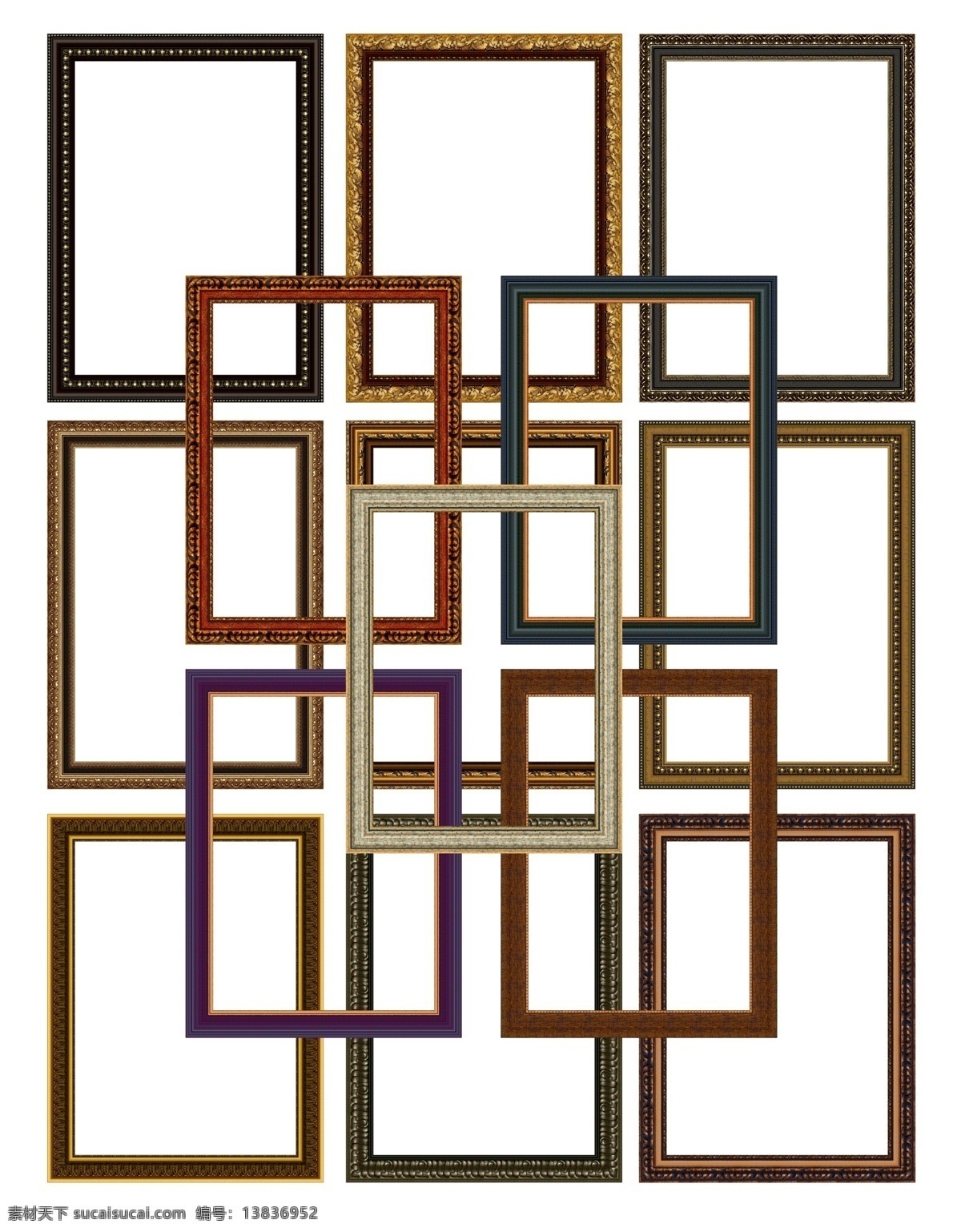 画框 边框 相框 木画框 金属画框 欧式画框 豪华画框 油画框 装饰画框 艺术画框 花纹画框 木雕画框 花边画框 雕花画框 分层 源文件