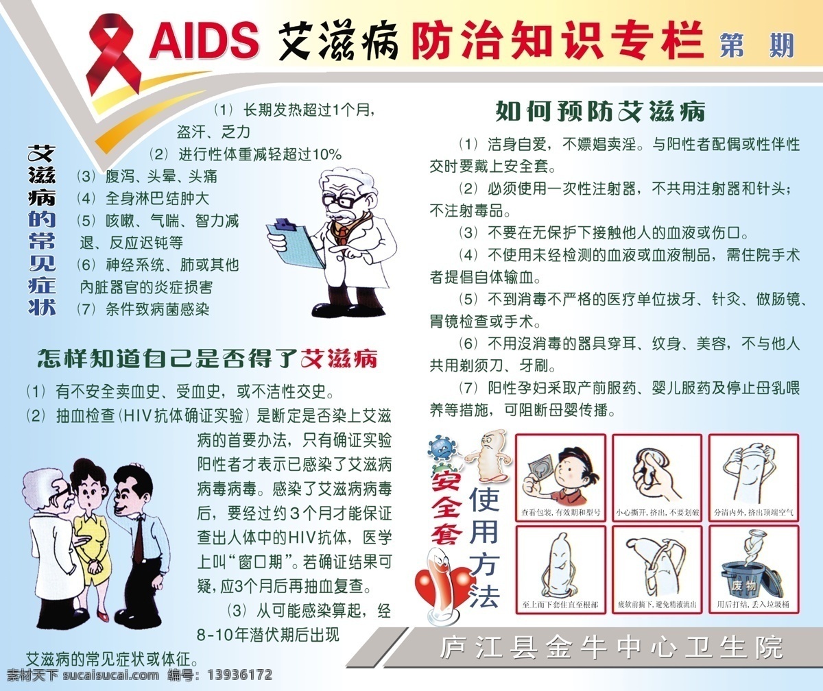 艾滋病 防治 宣传画 艾滋病宣传 防治知识 宣传 专栏 传播途径 免疫 缺乏 综合症 艾滋病症状 预防 知识 安全套 使用方法 展板模板 广告设计模板 源文件