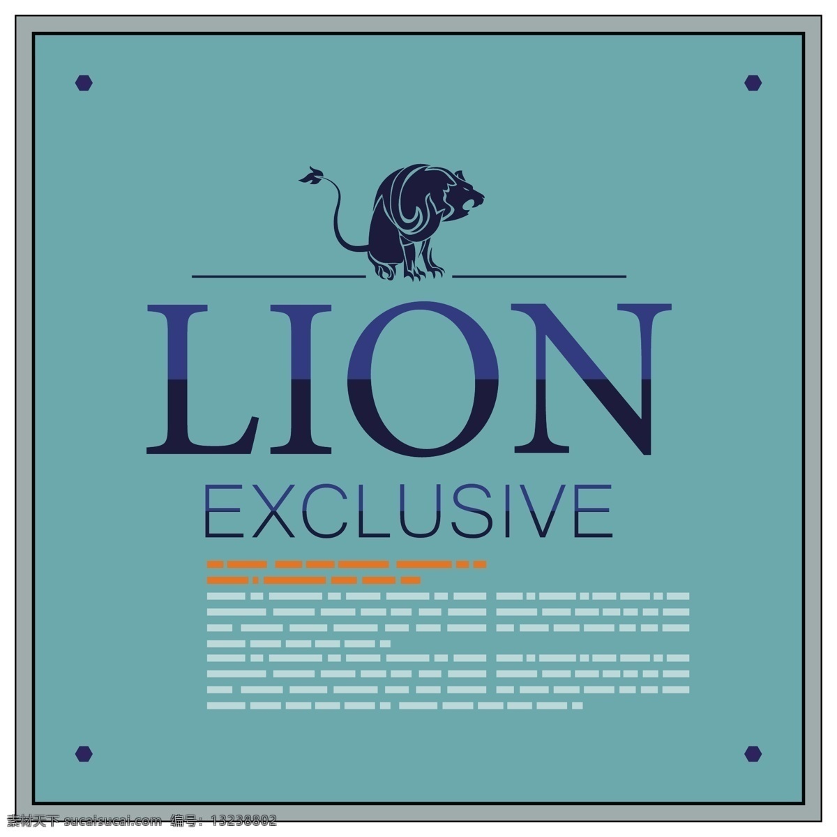 手册 封面设计 狮子 有色 背景 自由 向量 手册封面 lion 标志封面设计 矢量图