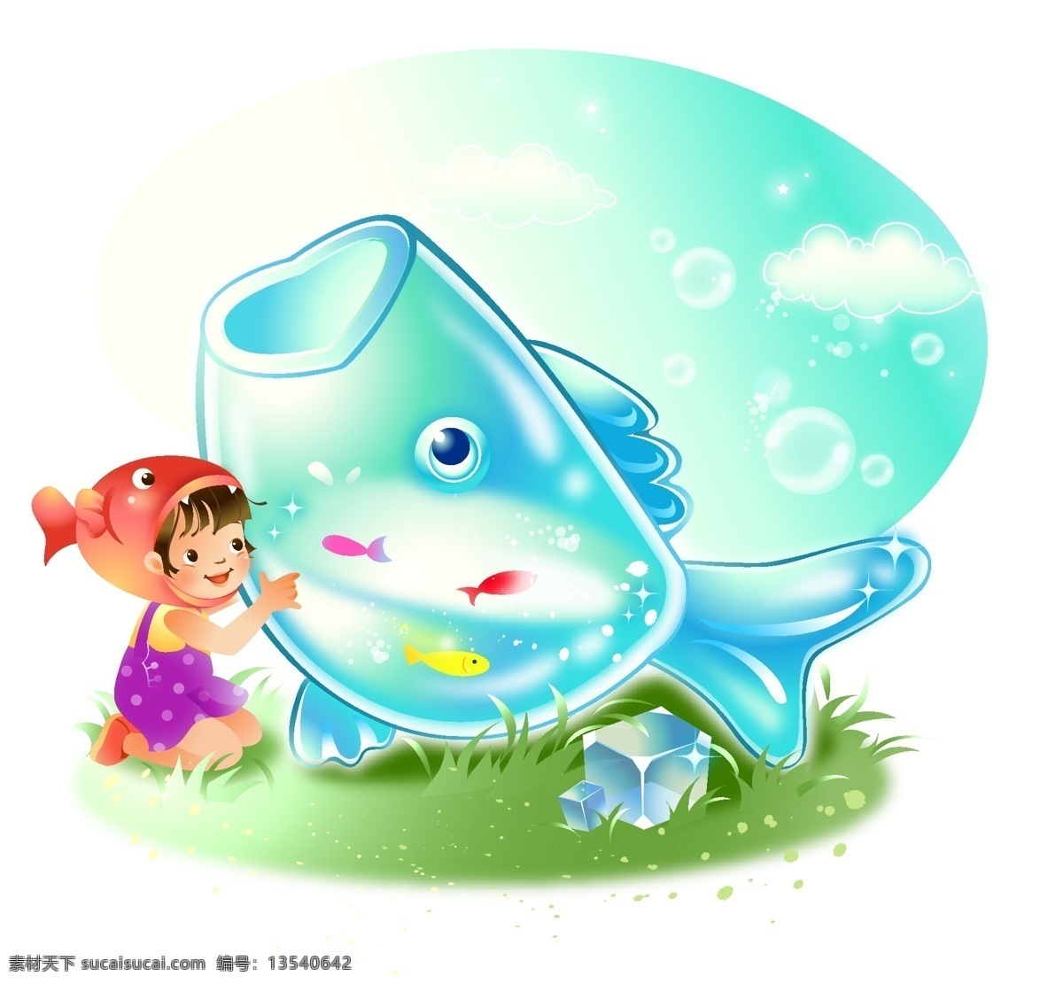梦幻 卡通 hanmaker 韩国 设计素材 库 梦幻儿童 梦幻卡通 矢量 魔法儿童