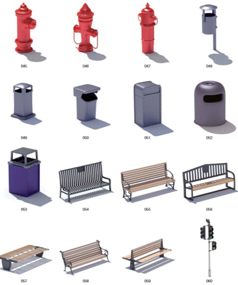 垃圾桶 模型 3d模型 藤椅模型 垃圾桶模型 3d模型素材 其他3d模型