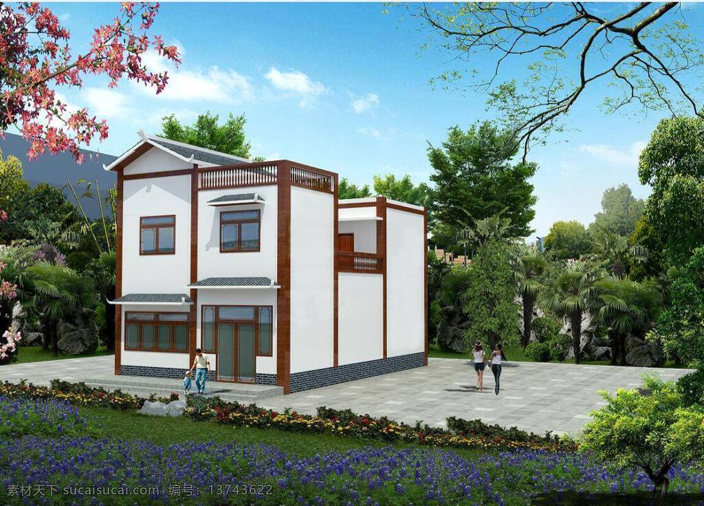 加建前贴图 民俗风建筑 贴图 易地扶贫建筑 灯光