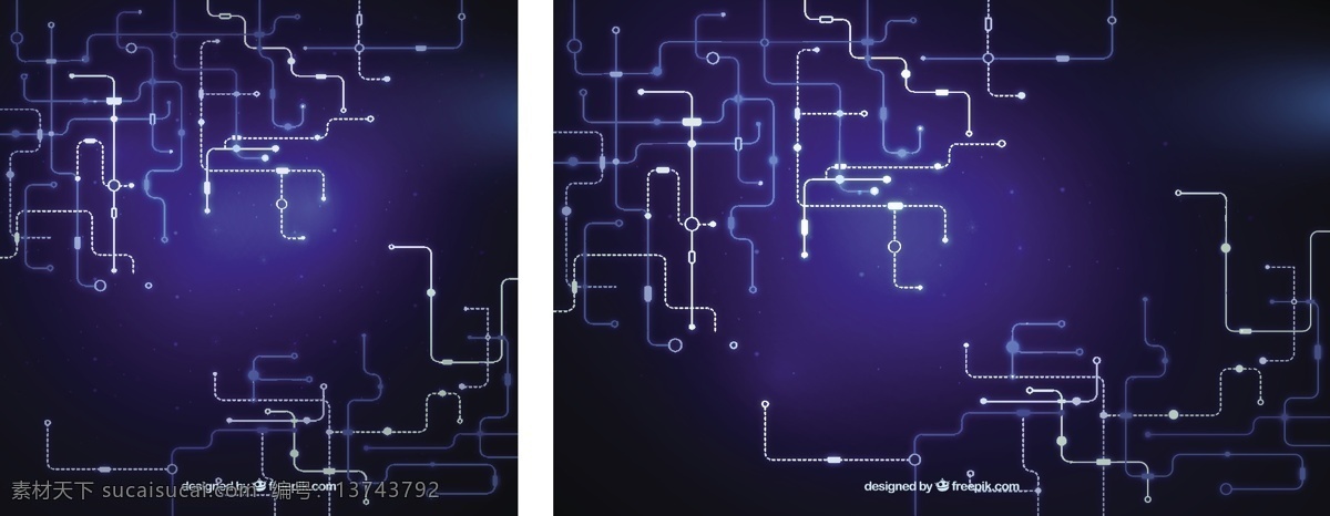 蓝色 线路 科技 背景 信息线条 炫酷