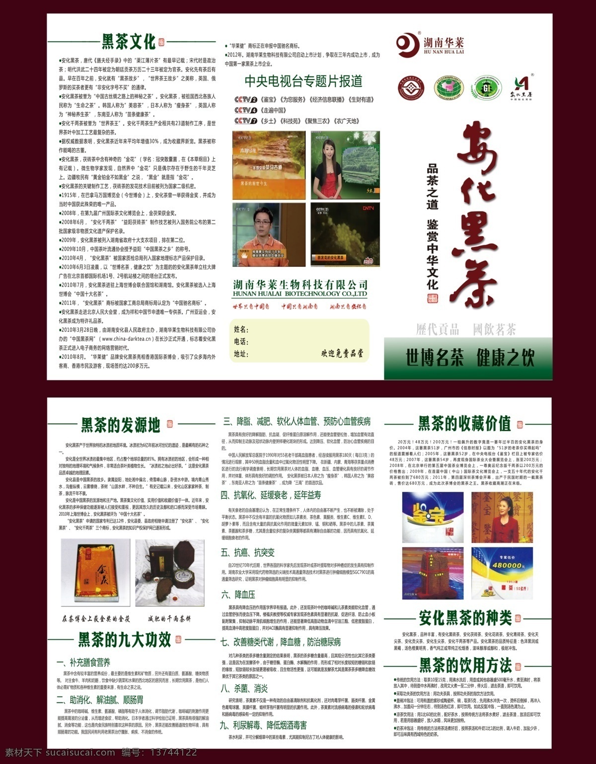 安化黑茶 茶叶 茶 华莱健