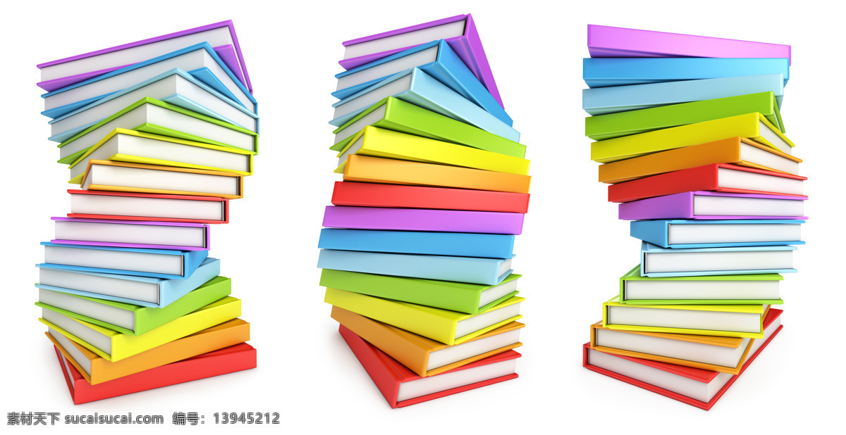 重叠 书本 书籍 学习用品 彩色书本 书本图片 生活百科
