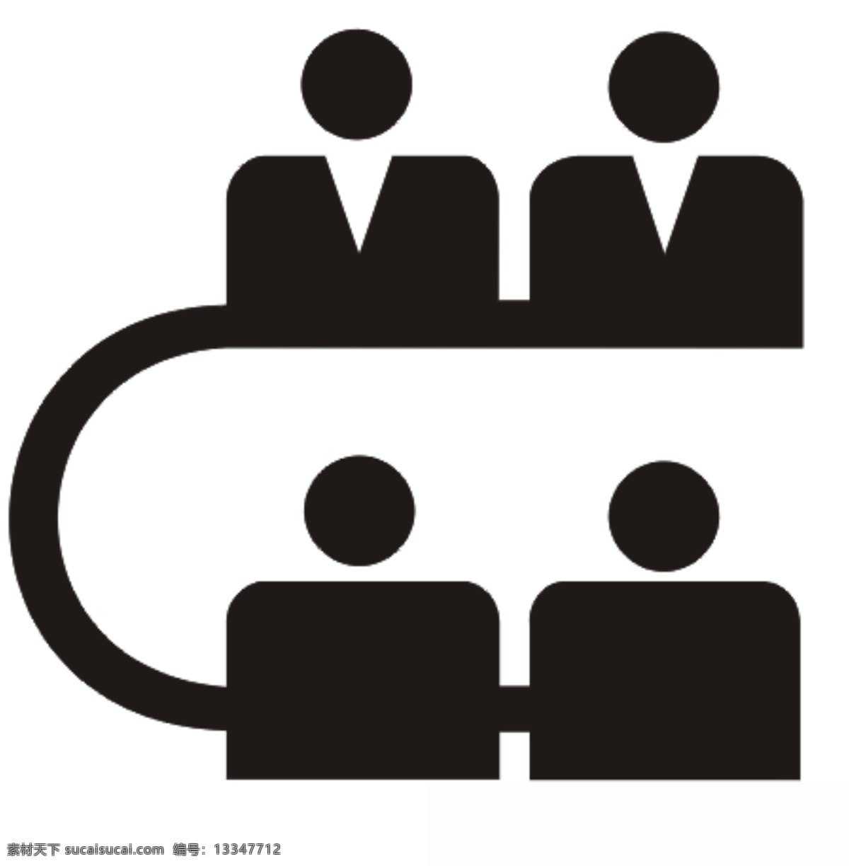 会议室图标 会议室 会议中 商务 谈判 谈判桌 双方 图标 图案 标志 标志图标 其他图标