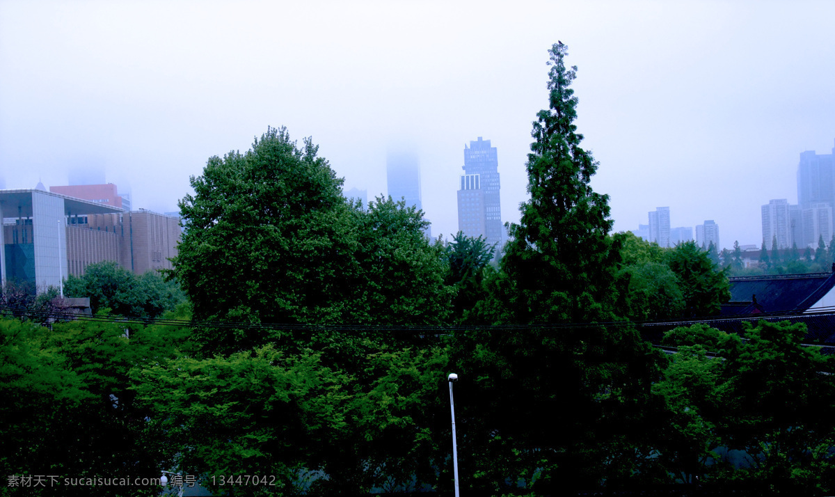 南京街景 南京 街景 绿树 高楼 大厦 蓝天 风光 2016 旅游摄影 国内旅游