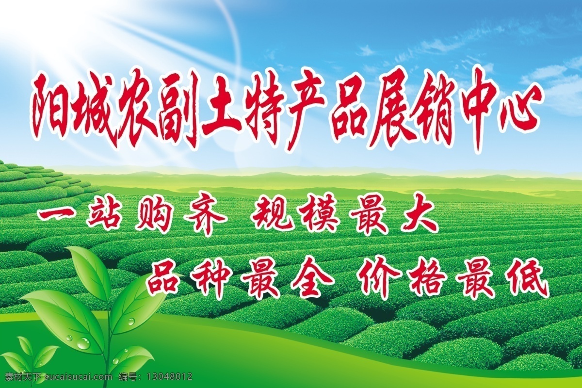 展板 茶园 广告设计模板 蓝天 绿色风景 绿叶 美丽风景 土特产 宣传画 阳光 展板模板 源文件 其他展板设计