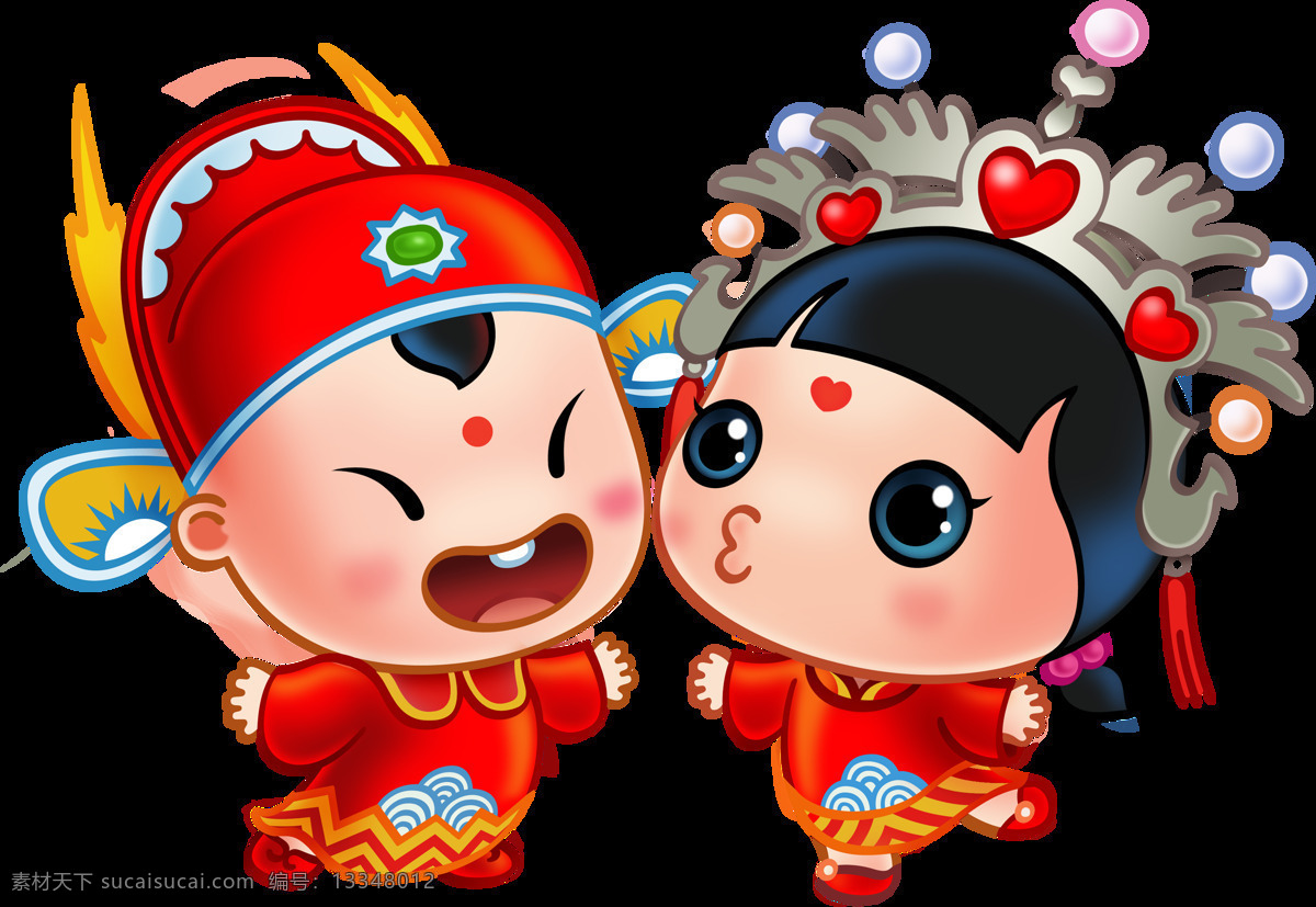 百年好 合 亲亲宝贝 百年好合 春节 金童玉女