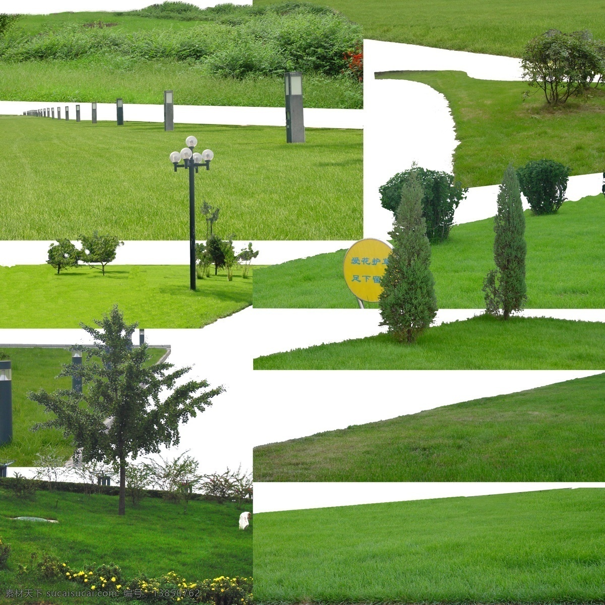 地坪 草地 绿色草地 草坪素材