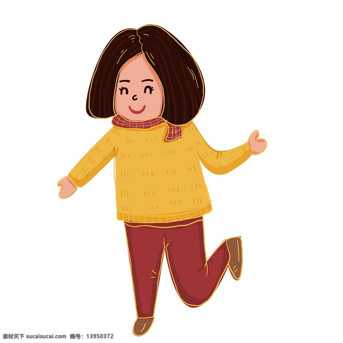 手绘 卡通 女孩 图案 元素 人物 卡通人物 简约 设计元素 装饰图案 元素设计 创意元素 手绘元素 psd元素