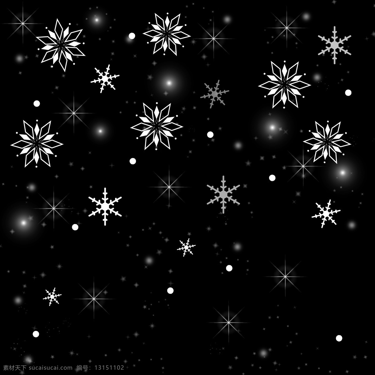 雪 冬天 白色 飘 下雪 手绘 装饰 雪花 浪漫 漂浮 冬季