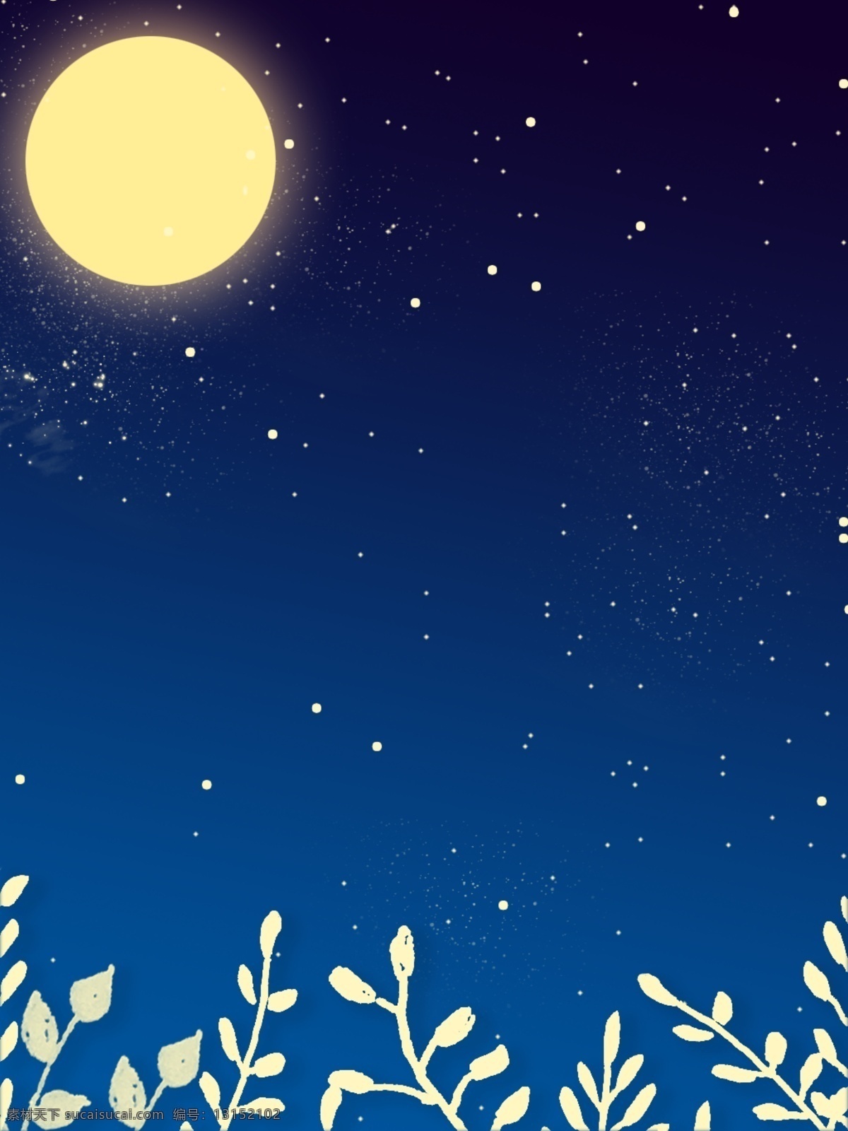 夜晚背景 夜晚 星空 月亮 背景 海报背景 唯美夜色