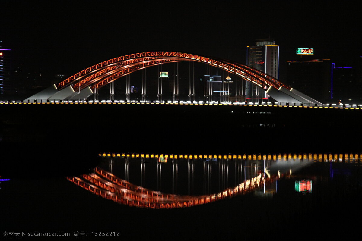 桥 夜景 灯光 繁华 环境设计 景观设计 设计素材 模板下载 桥夜景 投光 家居装饰素材
