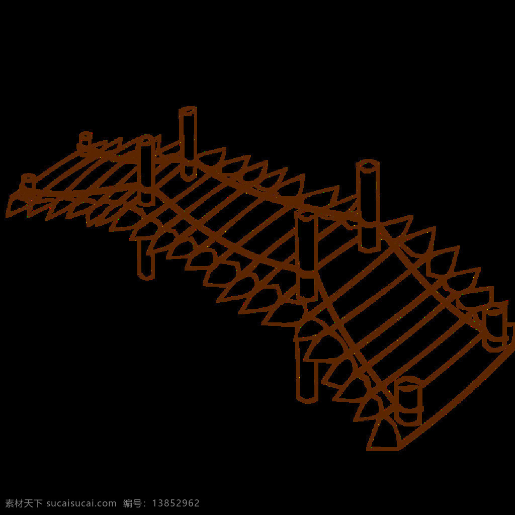 rpg 地图 符号 木桥 插画集