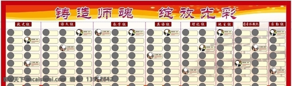 教师风采 教师文化 教师展示 教师墙 教师形象 教师寄语