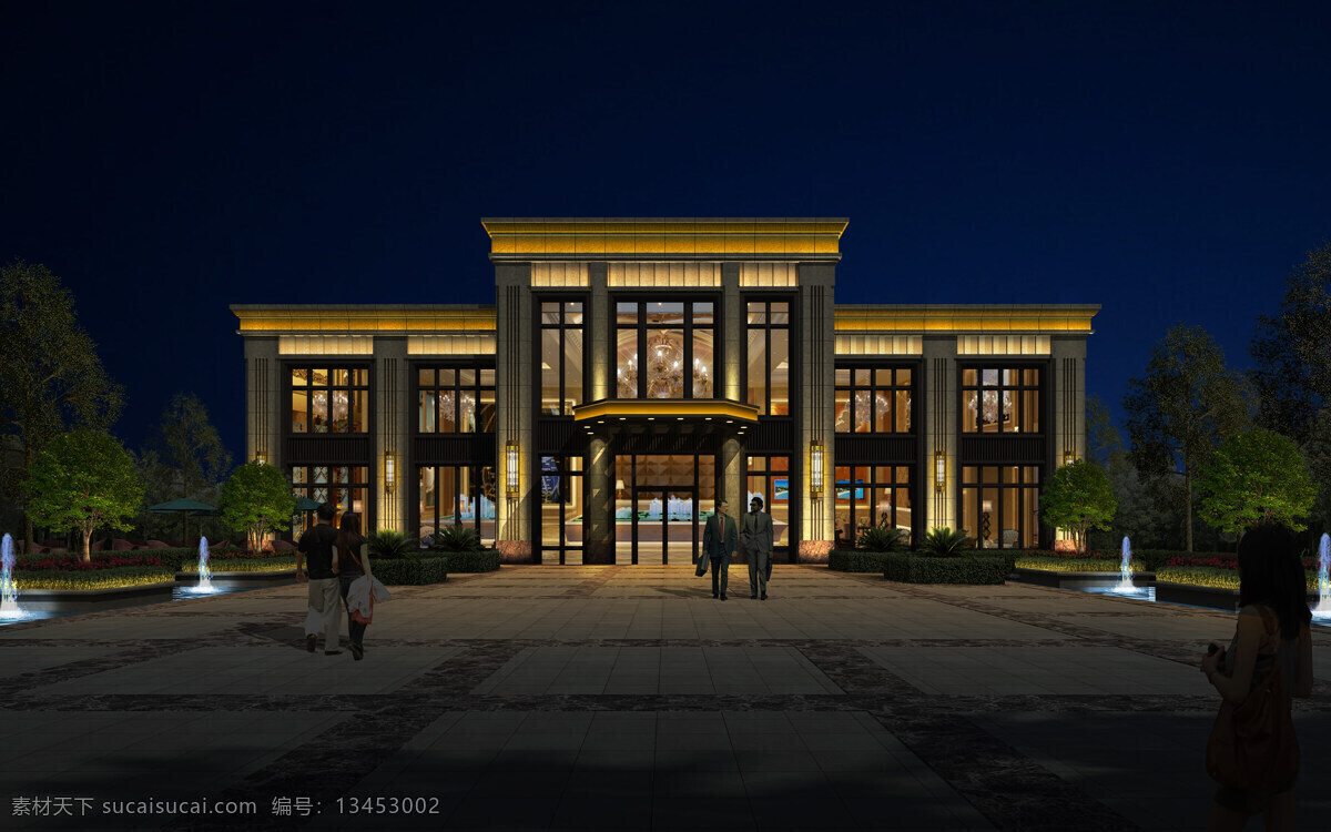 销售中心 地产效果图 地产售楼部 地产楼盘 环境设计 建筑设计