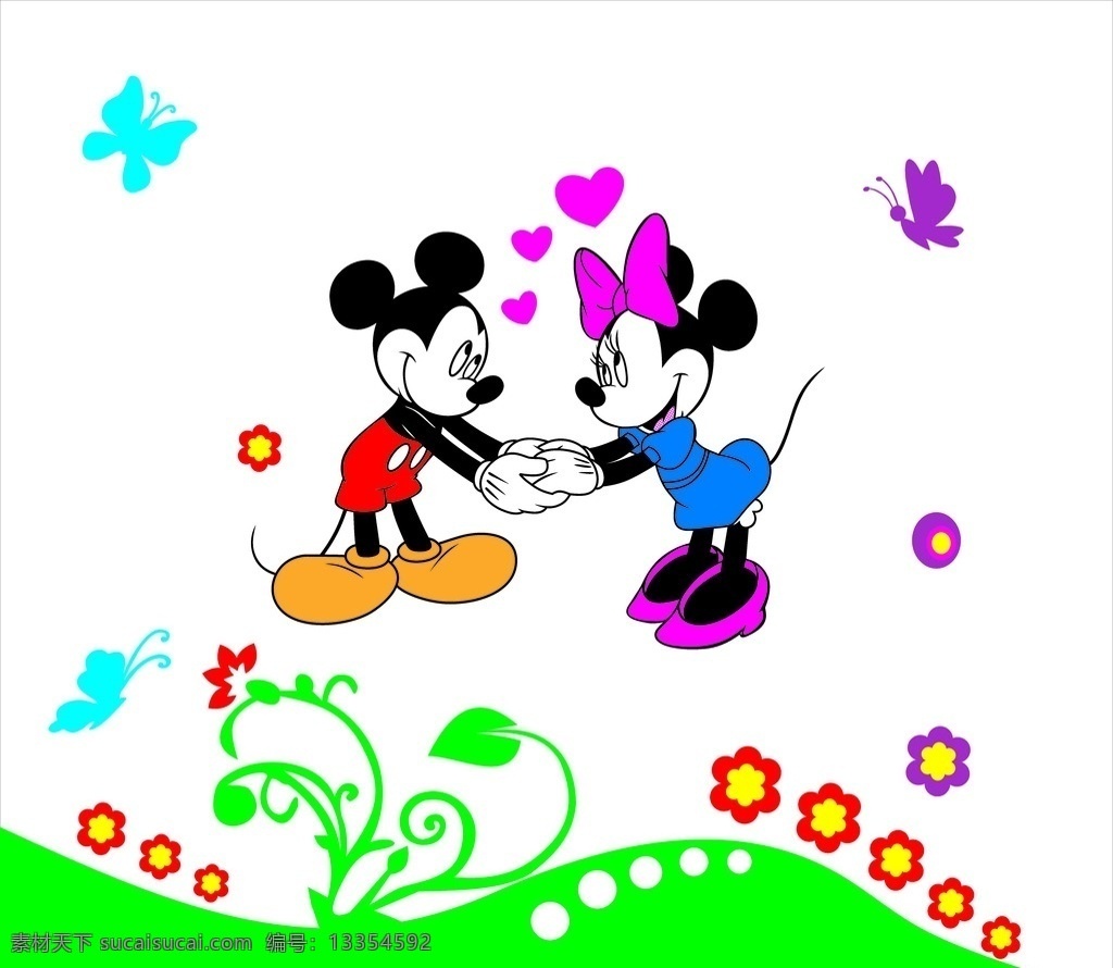 硅藻泥米老鼠 相爱米老鼠 卡通老鼠 动画 老鼠 卡通设计