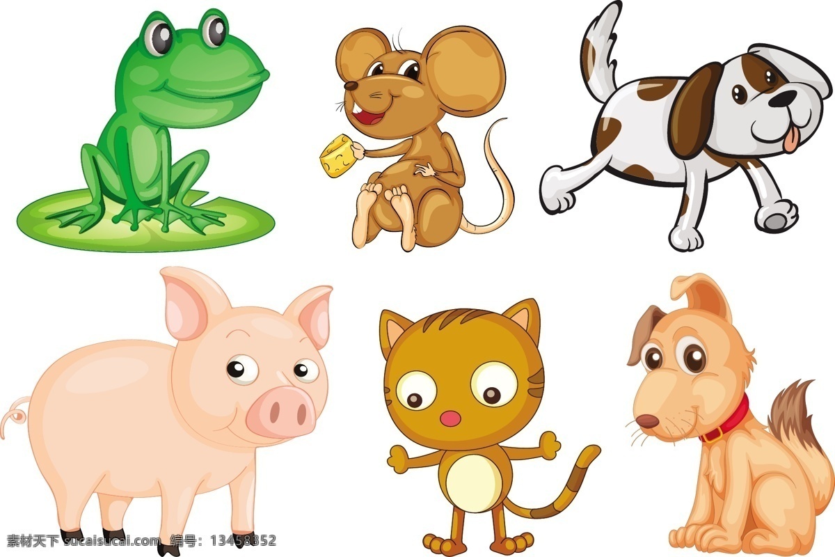 卡通动物插画 头像 表情 野生动物 手绘动物 动物 素描 手绘 卡通动物园 动物园 卡通 可爱动物 小动物 动物贴纸 卡通设计