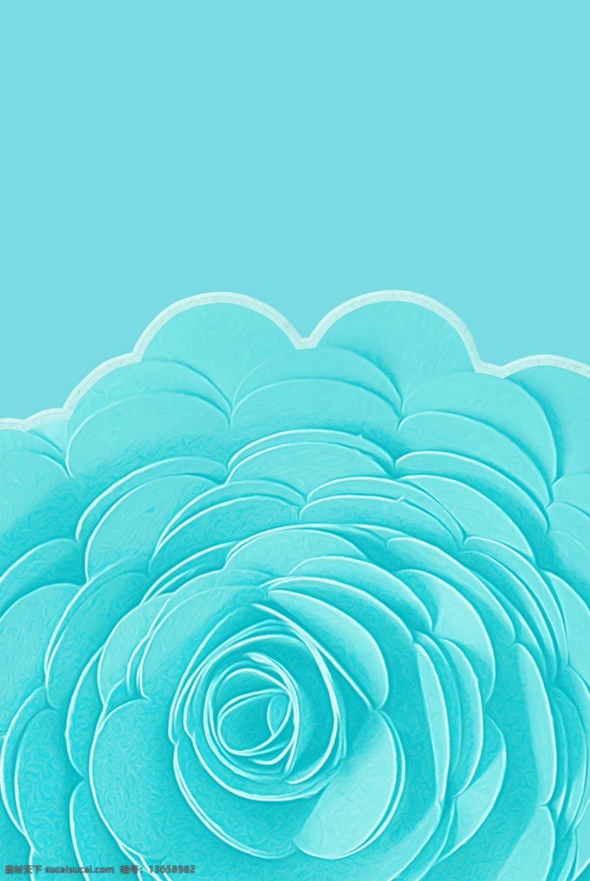 创意 合成 高级 色 背景 折纸 花 高级色 tiffany 蓝 蕾丝 底纹 清新 唯美 简约 商业