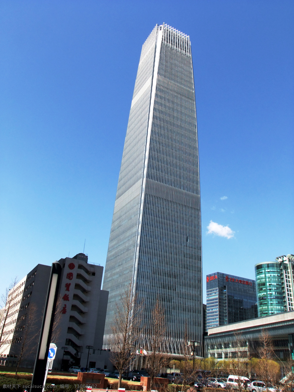 现代建筑摄影 北京第一高楼 国贸大厦 京城第一高 当地建筑 北京标志建筑 建筑摄影 建筑园林