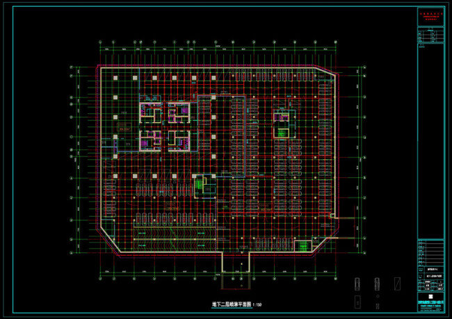 商务中心 cad设计图 cad cad效果图 图纸 建筑素材 图纸下载 dwg 黑色