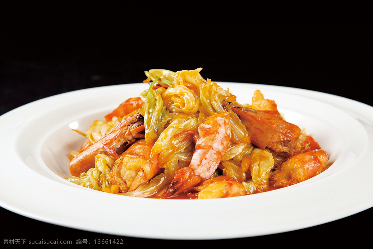 大虾炒白菜 美食 传统美食 餐饮美食 高清菜谱用图