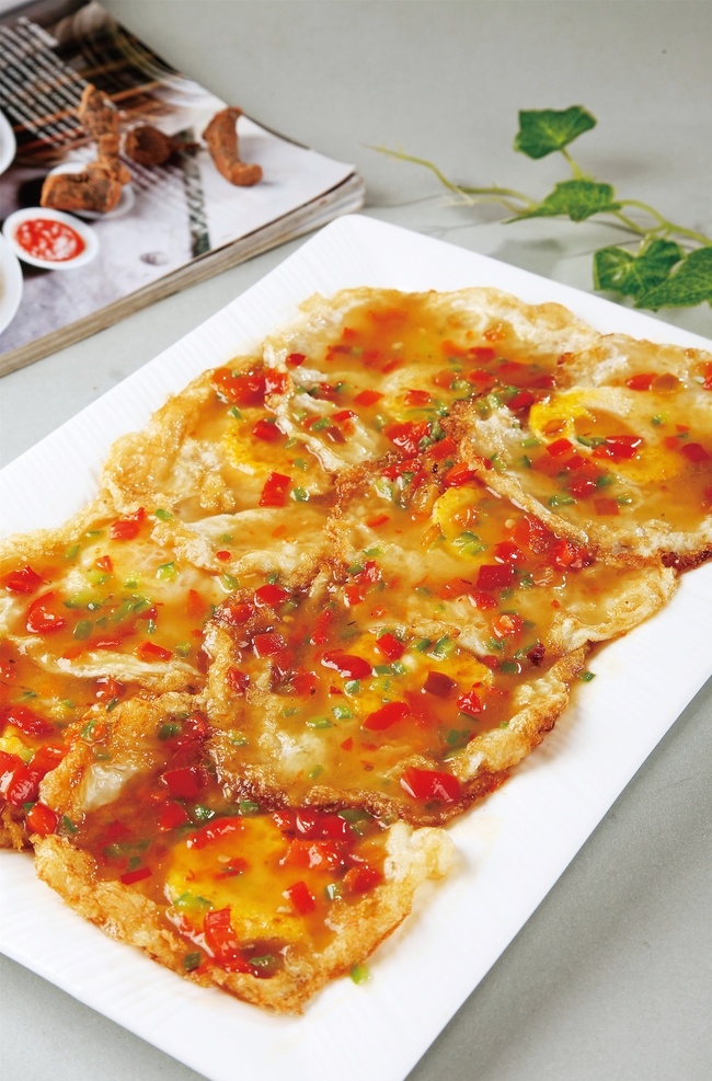 剁椒荷包蛋 美食 传统美食 餐饮美食 高清菜谱用图