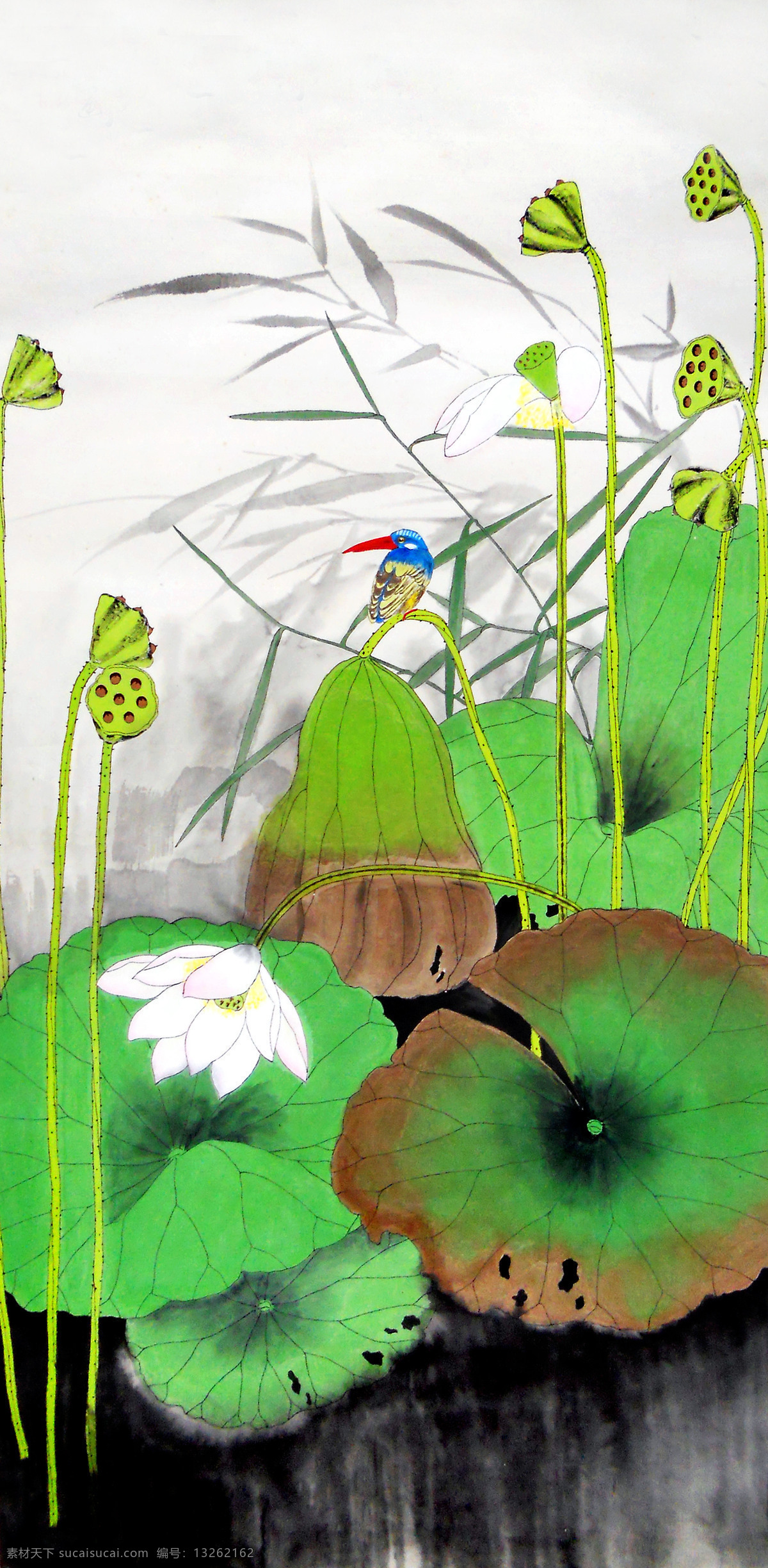 水彩画 荷花免费下载 工笔画 古画 国画花鸟 荷花 花鸟 花鸟画 牡丹 牡丹花 屏风 水墨 水墨画 中国画 文化艺术