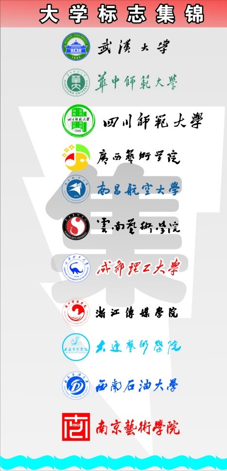 大学标志 标志 大学 大学生 学校 徽类 矢量