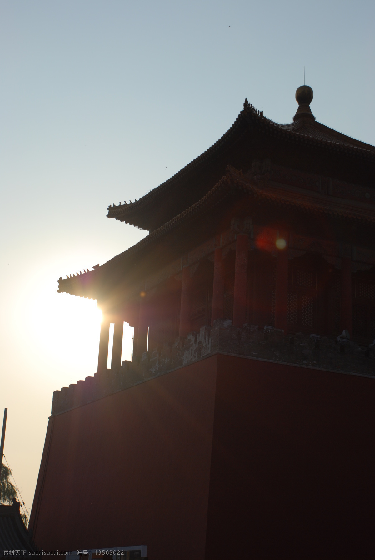 城楼 剪影 国内旅游 旅游摄影 逆光 天安门 夕阳 城楼剪影 京城 宫墙 psd源文件