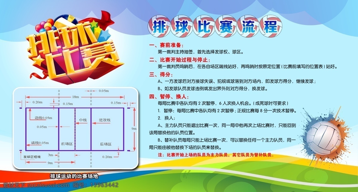 排球 排球比赛 排球比赛规则 排球场地介绍 排球比赛流程 文化艺术 体育运动