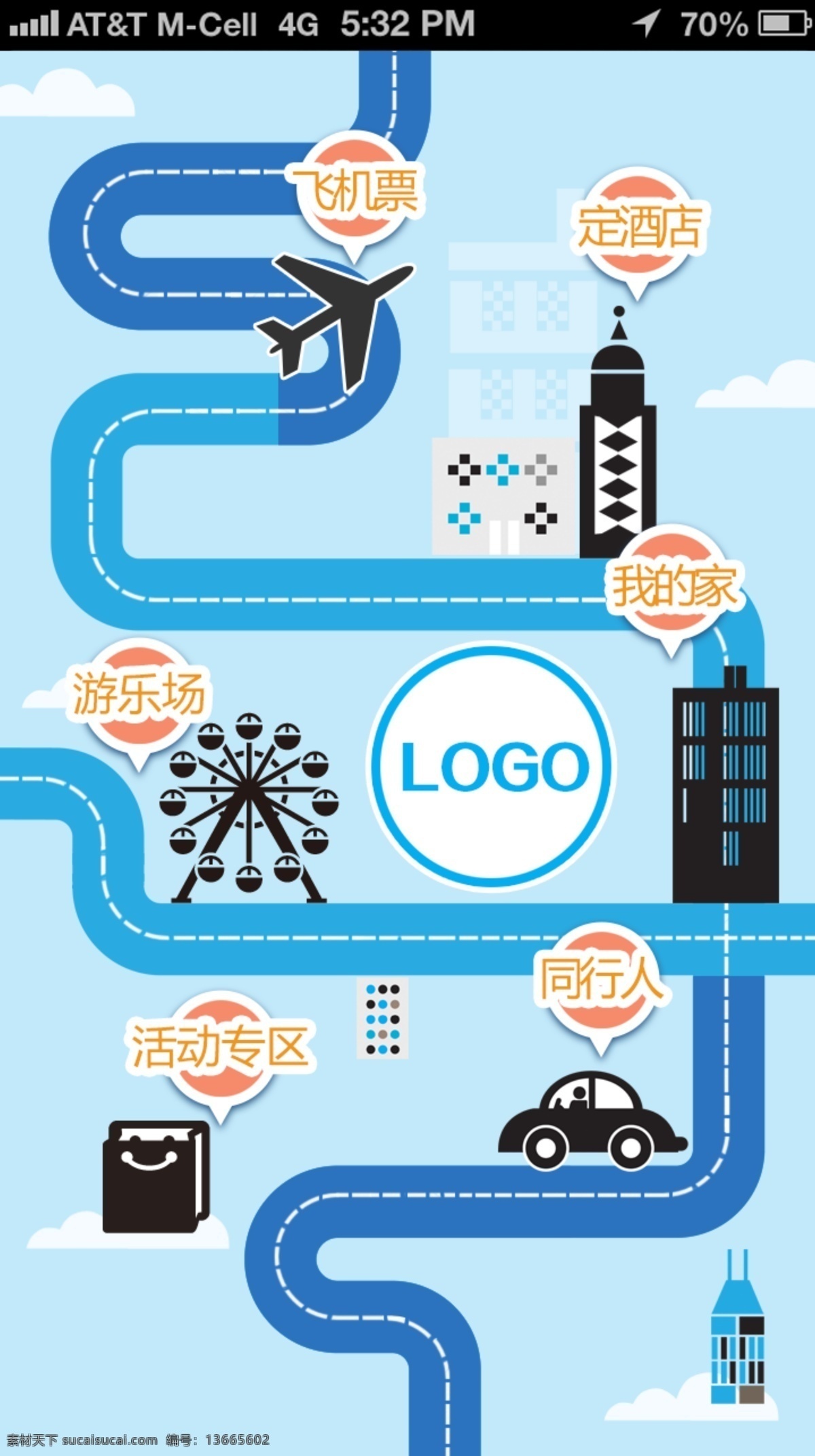 app ui 地形图 界面 卡通 蓝色 平面 模板下载 交通地形图 清新 中文模板 网页模板 源文件 网页素材
