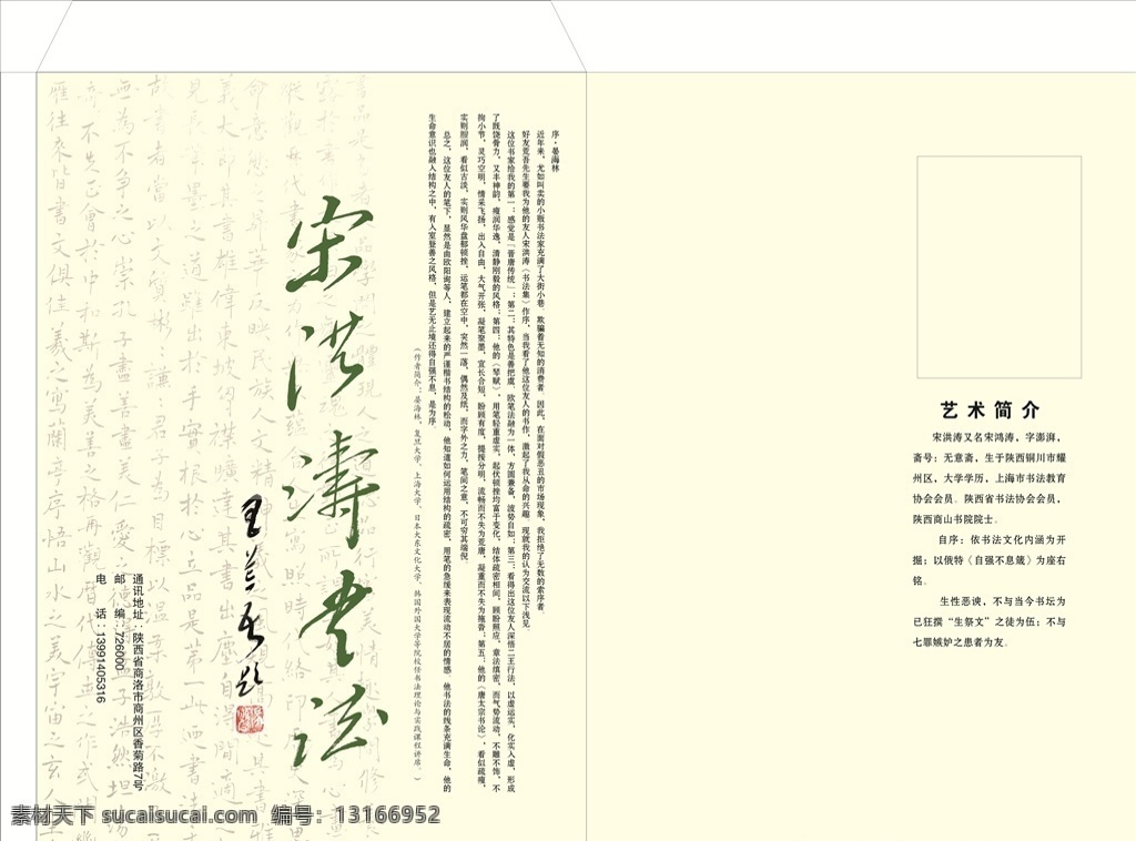 书法袋 书 画 家 书画 作品 袋