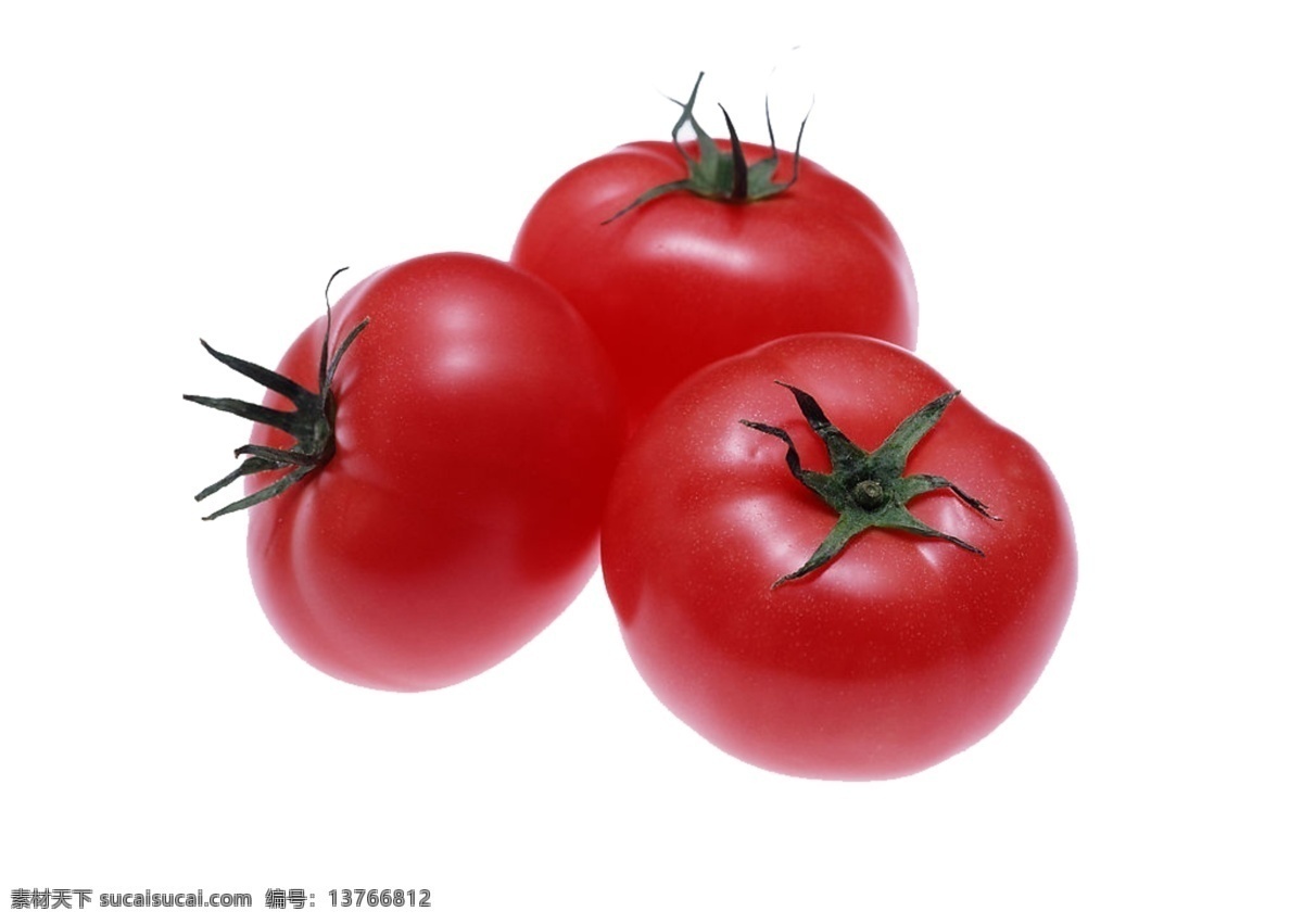 西红柿素材 免抠素材 白色