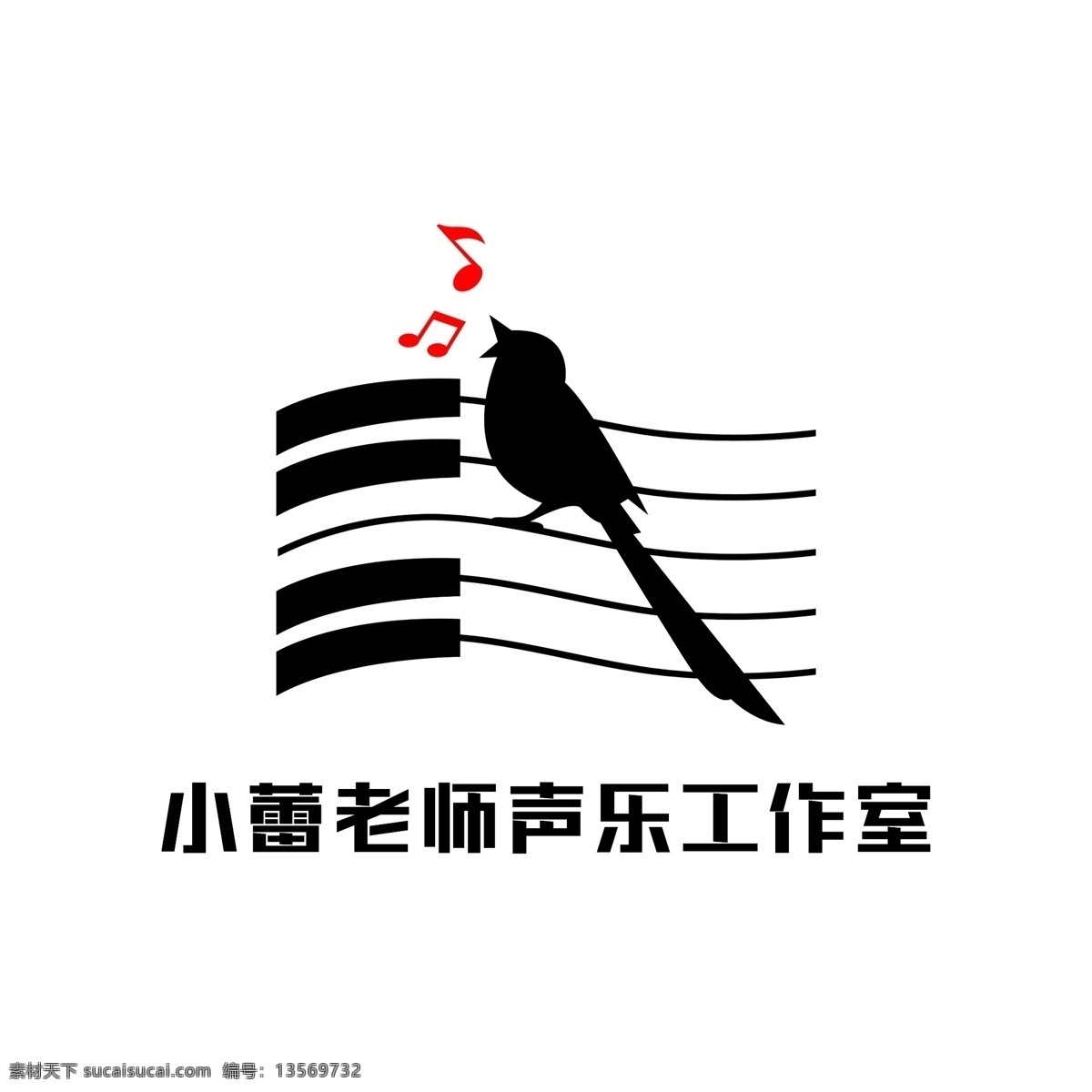 小 蕾 老师 声乐 工作室 钢琴 五线谱 音符 黄鹂 分层 ps 标志图标 其他图标