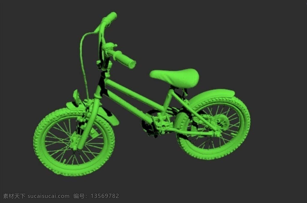 自行车模型 儿童车模型 现代科技 交通工具 max